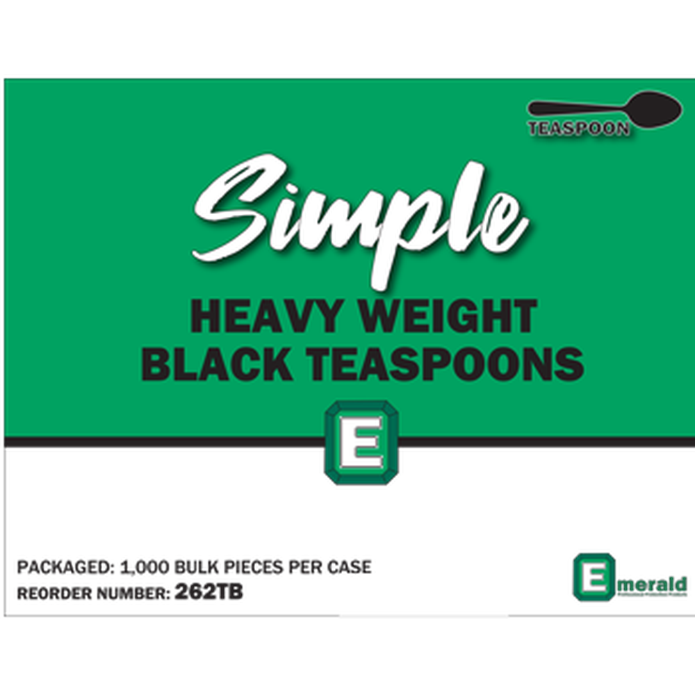 Heavy Weight Black - 5.5 gm, Fork, 1000/Pk
